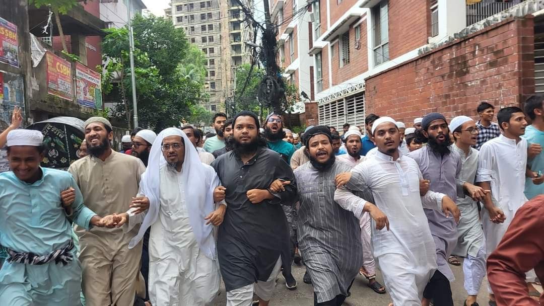 Islamic Scholars' Victory Parade in Independent Bangladesh